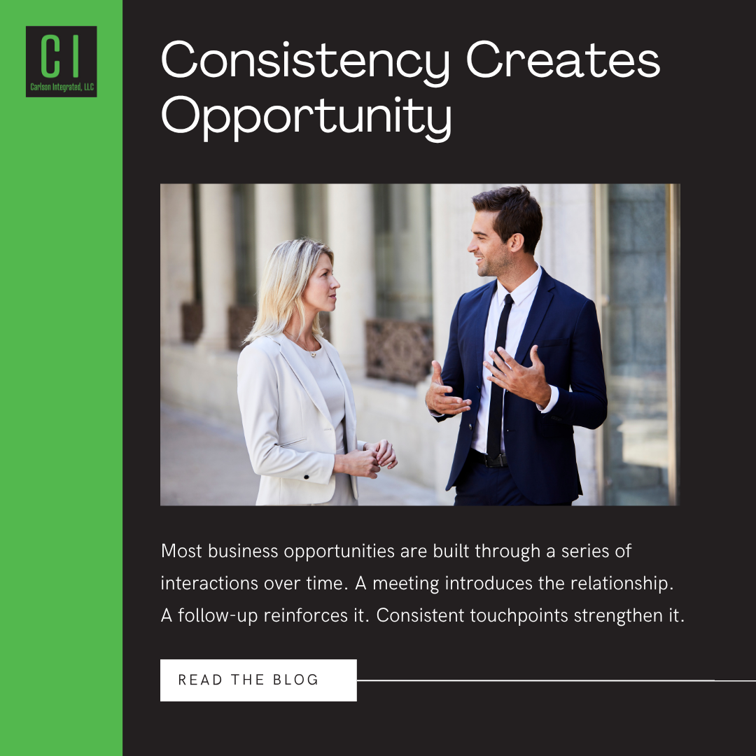 Consistency Creates Opportunity